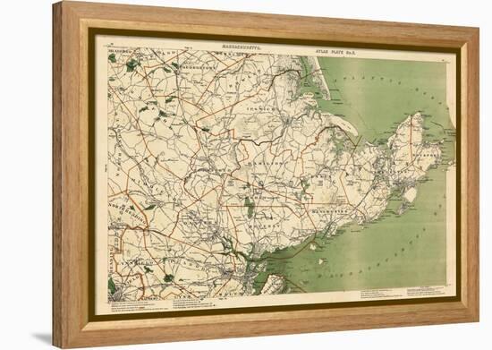 1891, Essex, Boxford, Rowley, Cape Ann, Gloucester, Rockport, Marblehead, Salem, Massachusetts-null-Framed Premier Image Canvas