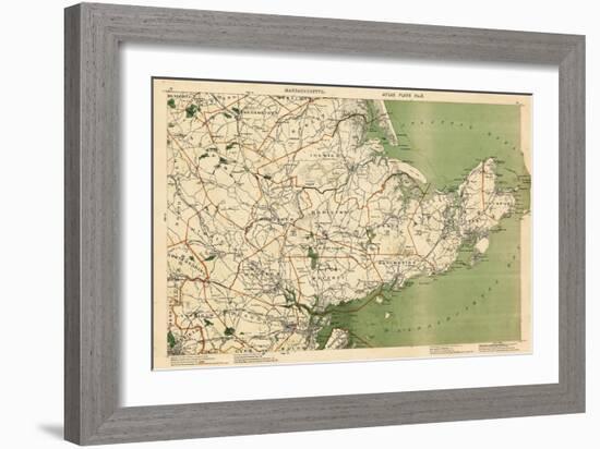 1891, Essex, Boxford, Rowley, Cape Ann, Gloucester, Rockport, Marblehead, Salem, Massachusetts-null-Framed Giclee Print