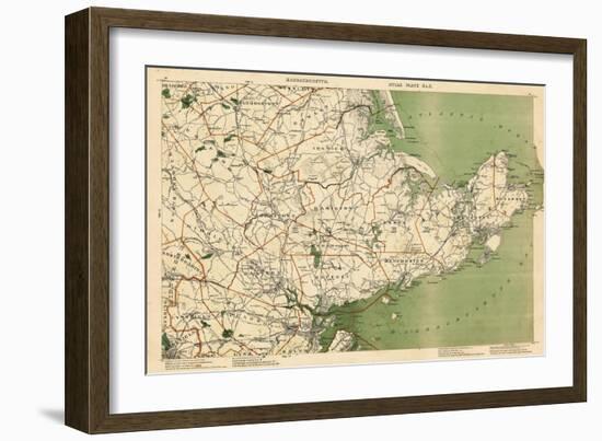 1891, Essex, Boxford, Rowley, Cape Ann, Gloucester, Rockport, Marblehead, Salem, Massachusetts-null-Framed Giclee Print