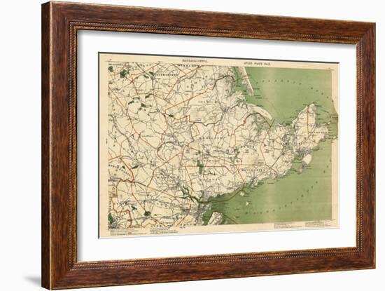 1891, Essex, Boxford, Rowley, Cape Ann, Gloucester, Rockport, Marblehead, Salem, Massachusetts-null-Framed Giclee Print