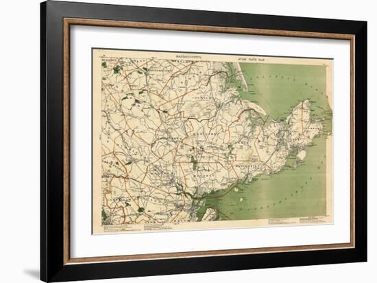 1891, Essex, Boxford, Rowley, Cape Ann, Gloucester, Rockport, Marblehead, Salem, Massachusetts-null-Framed Giclee Print