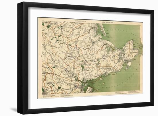 1891, Essex, Boxford, Rowley, Cape Ann, Gloucester, Rockport, Marblehead, Salem, Massachusetts-null-Framed Giclee Print