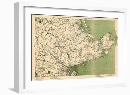 1891, Essex, Boxford, Rowley, Cape Ann, Gloucester, Rockport, Marblehead, Salem, Massachusetts-null-Framed Giclee Print