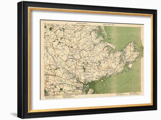 1891, Essex, Boxford, Rowley, Cape Ann, Gloucester, Rockport, Marblehead, Salem, Massachusetts-null-Framed Giclee Print