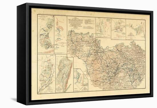 1891, Georgia, Civil War-null-Framed Premier Image Canvas