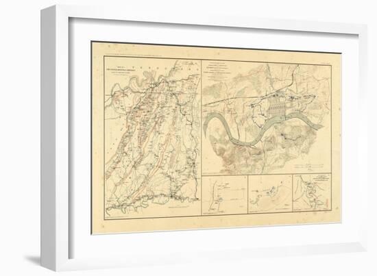 1891, Georgia, Tennessee, Civil War-null-Framed Giclee Print