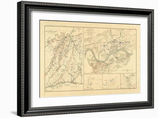 1891, Georgia, Tennessee, Civil War-null-Framed Giclee Print