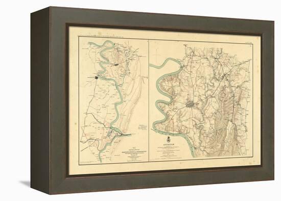 1891, Maryland, Civil War-null-Framed Premier Image Canvas