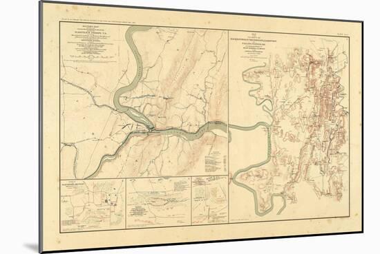 1891, Maryland, Virginia, Civil War-null-Mounted Giclee Print