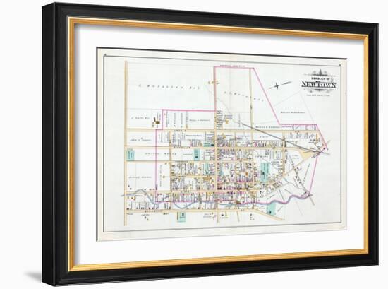 1891, Newtown, Pennsylvania, United States-null-Framed Giclee Print
