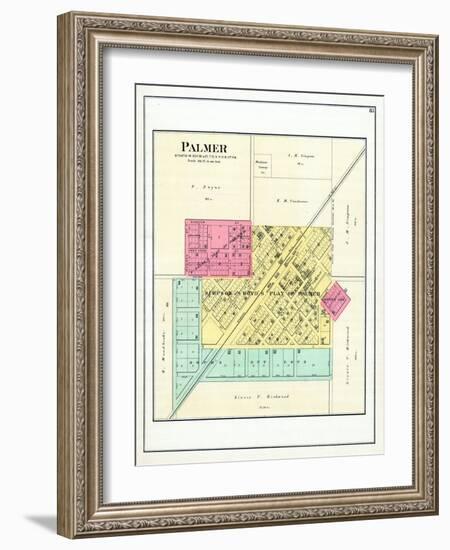 1891, Palmer, Illinois, United States-null-Framed Giclee Print