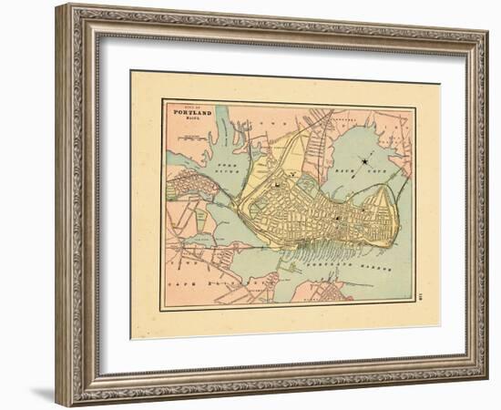 1891, Portland Maine-null-Framed Giclee Print