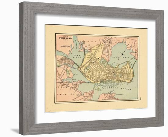 1891, Portland Maine-null-Framed Giclee Print