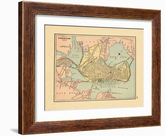 1891, Portland Maine-null-Framed Giclee Print