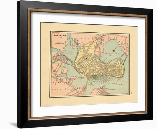 1891, Portland Maine-null-Framed Giclee Print