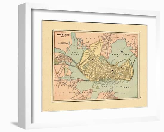 1891, Portland Maine-null-Framed Giclee Print