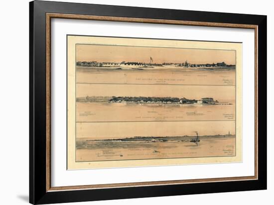 1891, South Carolina, Civil War-null-Framed Giclee Print