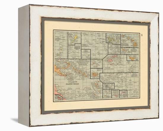 1891, South Pacific Islands-null-Framed Premier Image Canvas