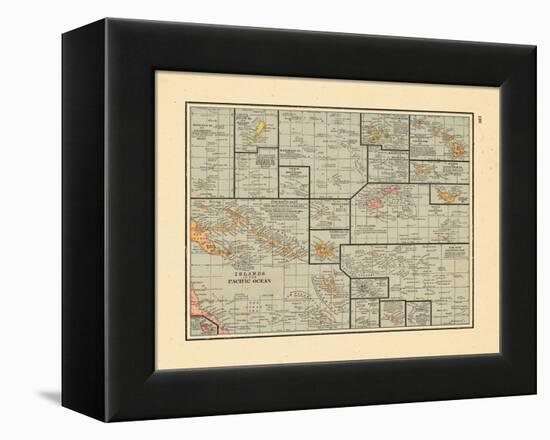 1891, South Pacific Islands-null-Framed Premier Image Canvas