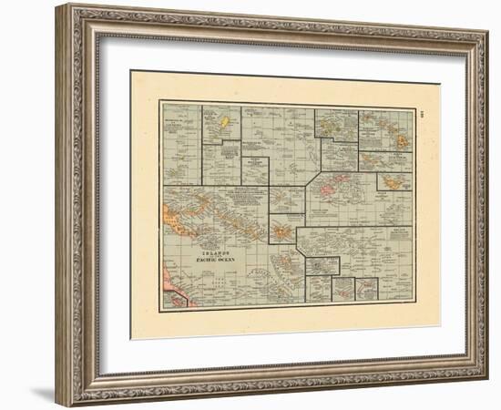 1891, South Pacific Islands-null-Framed Giclee Print