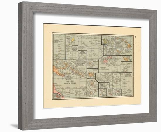 1891, South Pacific Islands-null-Framed Giclee Print