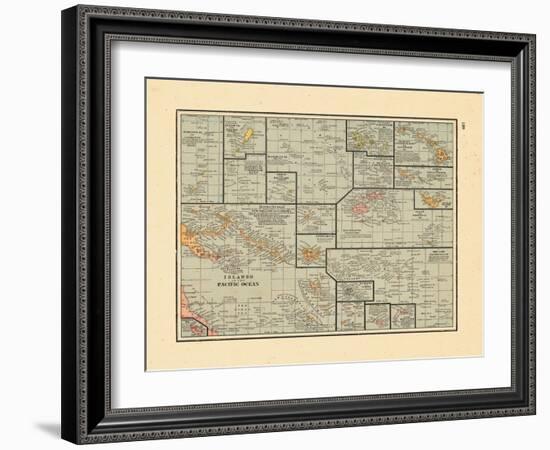 1891, South Pacific Islands-null-Framed Giclee Print