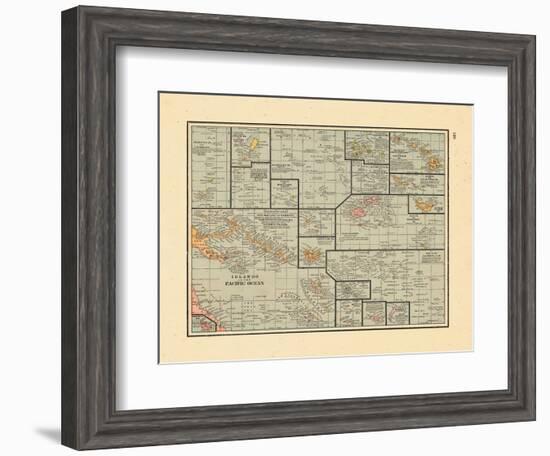 1891, South Pacific Islands--Framed Giclee Print