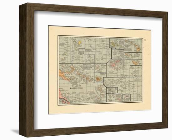 1891, South Pacific Islands-null-Framed Giclee Print