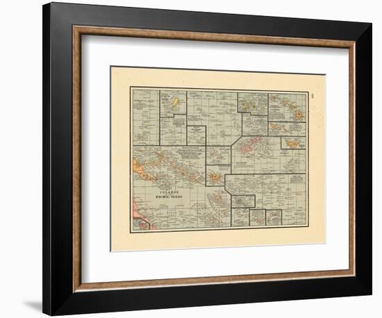 1891, South Pacific Islands-null-Framed Giclee Print