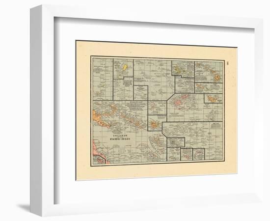 1891, South Pacific Islands-null-Framed Giclee Print