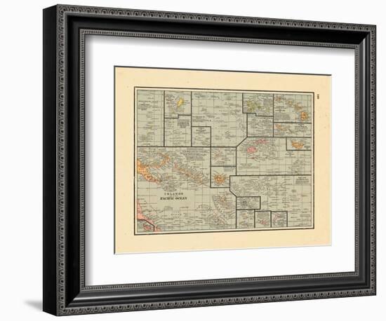 1891, South Pacific Islands-null-Framed Giclee Print