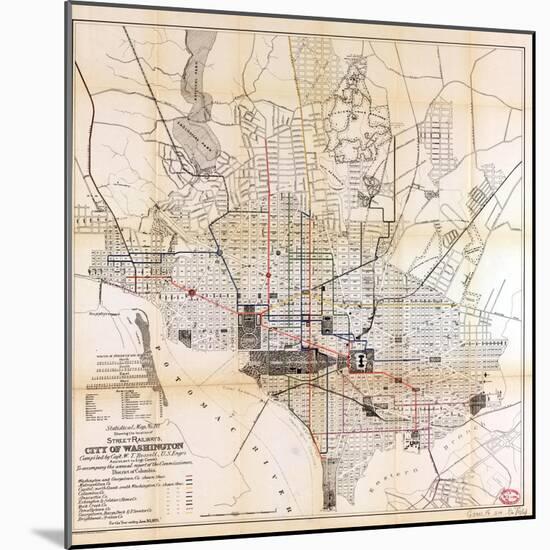 1891, Street Railways, District of Columbia, United States-null-Mounted Giclee Print
