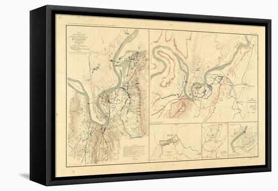 1891, Tennessee, Civil War-null-Framed Premier Image Canvas