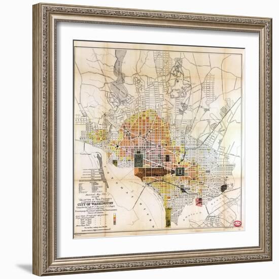 1891, Valuation of Real Property, District of Columbia, United States-null-Framed Giclee Print