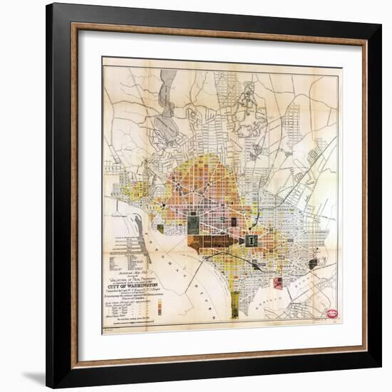 1891, Valuation of Real Property, District of Columbia, United States-null-Framed Giclee Print