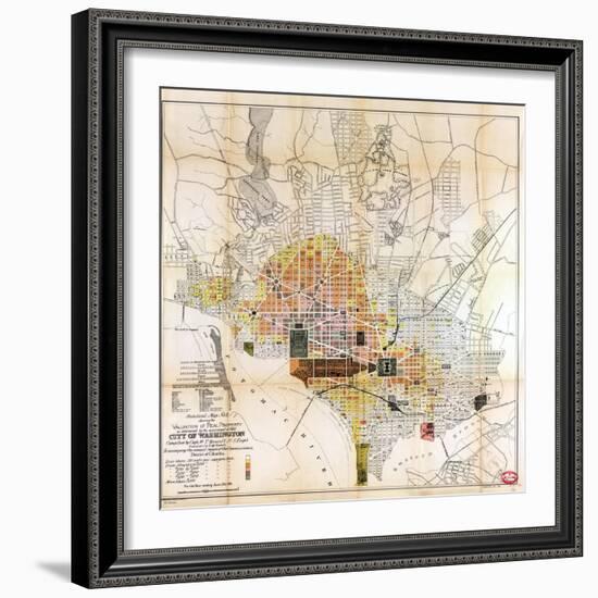 1891, Valuation of Real Property, District of Columbia, United States-null-Framed Giclee Print