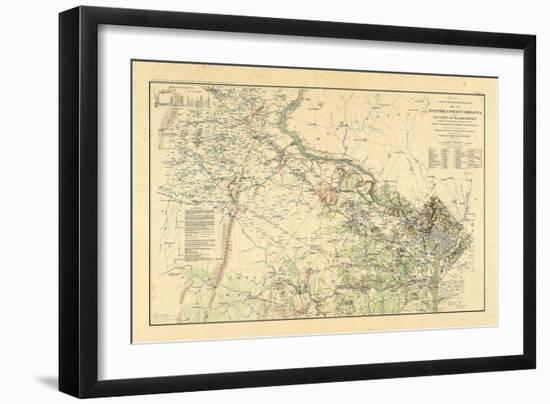 1891, Washington DC, Virginia, Civil War-null-Framed Giclee Print