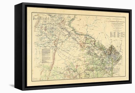 1891, Washington DC, Virginia, Civil War-null-Framed Premier Image Canvas