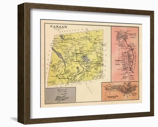 1892, Canaan, New Hampshire, United States-null-Framed Giclee Print