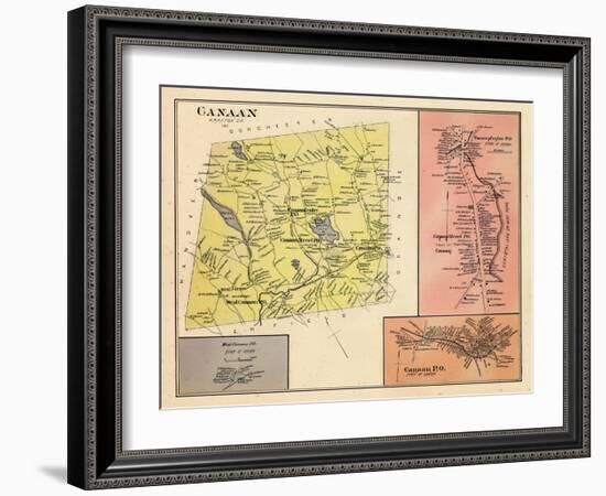 1892, Canaan, New Hampshire, United States-null-Framed Giclee Print