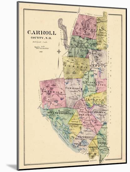 1892, Carroll County, New Hampshire, United States-null-Mounted Giclee Print