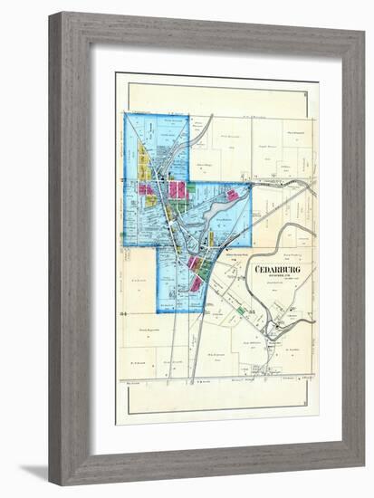 1892, Cedarburg, Wisconsin, United States-null-Framed Giclee Print