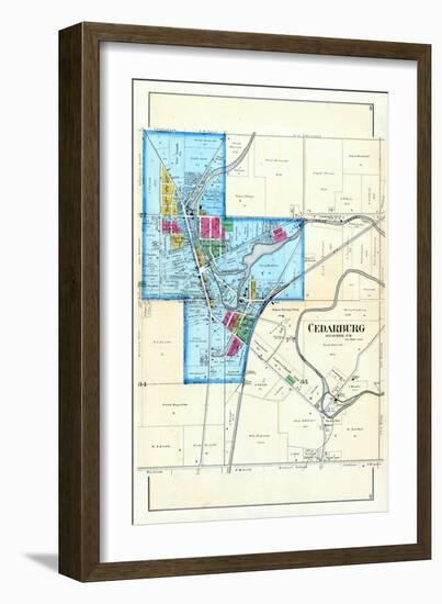 1892, Cedarburg, Wisconsin, United States-null-Framed Giclee Print