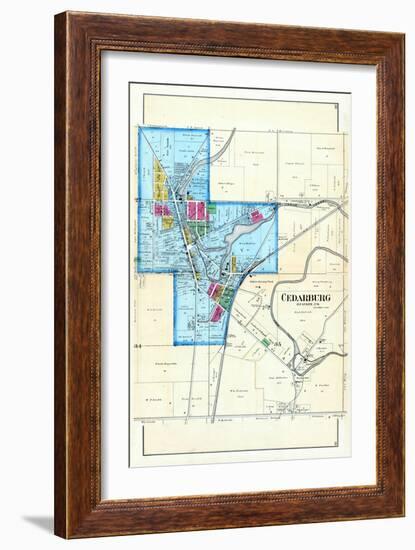 1892, Cedarburg, Wisconsin, United States-null-Framed Giclee Print