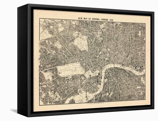 1892, Central London, United Kingdom-null-Framed Premier Image Canvas