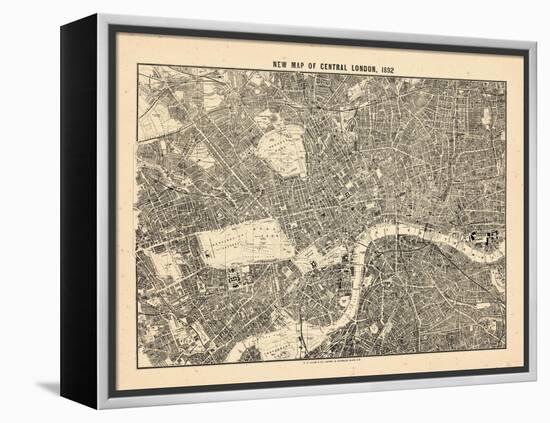 1892, Central London, United Kingdom-null-Framed Premier Image Canvas