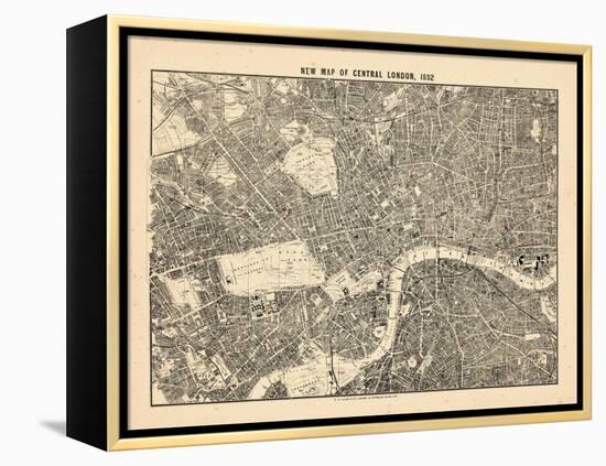 1892, Central London, United Kingdom-null-Framed Premier Image Canvas