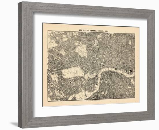 1892, Central London, United Kingdom-null-Framed Giclee Print