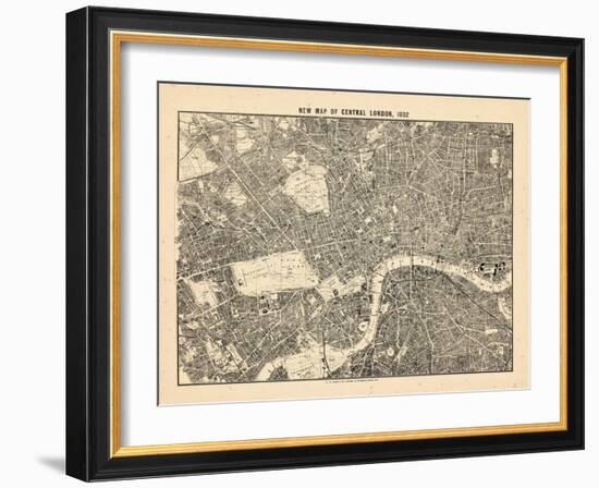 1892, Central London, United Kingdom-null-Framed Giclee Print