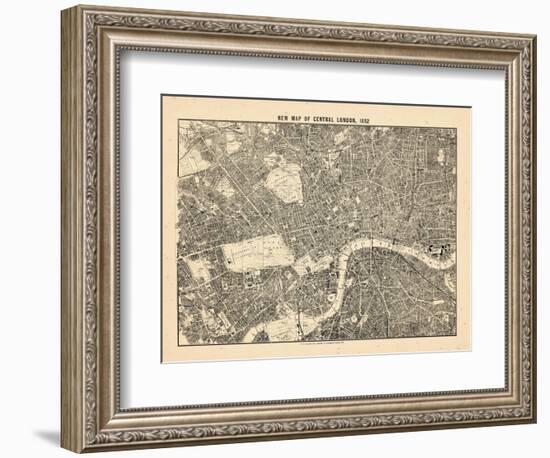 1892, Central London, United Kingdom-null-Framed Giclee Print